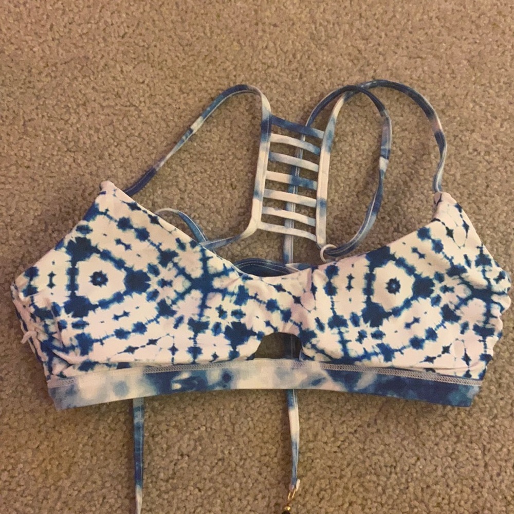Seafolly Reversible Tie Dye Swim Top